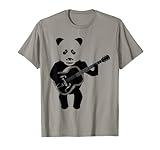 Pandabär spielt Akustikgitarre T-S