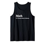 Mathe Definition Mathelehrer Mathematiklehrer Tank Top