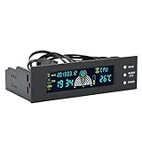 Sorandy Computer-Lüftersteuerung, mit Temperaturüberwachung, Intelligenter, Genauer Automatischer Steuerung Komfortabler CPU-Temp