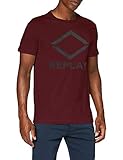 Replay Herren M3197 .000.22982P T-Shirt, 60 RED Wine, S