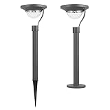 Solar Gartenleuchte 2er Pack，Solarlampen For Außen Garten, Solarlampen For Außen Mit IP65 Wasserdicht Gartenleuchte Dekorative Licht For Garten Rasen Gehweg Balkon L