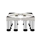 Verstellbarer Kühlschrank-Regalhalter Ständer Heavy Duty 4/8/12 Beine Waschmaschinensockellänge 50-75cm Ständer Kühlschrank-Gefrierschrank-Bodenschalen für Geschirrspüler, Weinkühler (12 Beine, 24-2