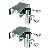 TISHITA 2X Heavy Duty Sonnenschirm Klemme Clip Deck Sonnenschirmständer Halterung