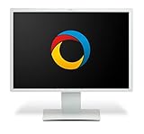 24 Zoll / 61 cm - Fujitsu Display B24W-7 - Full HD TFT Monitor Flachbildschirm - 1920 x 1200 - VGA & DVI-D & DisplayPort - 1000:1 - interne Lautsprecher - 300cd/m² - 5ms - Marmorgrau (Generalüberholt)