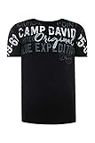 Camp David Herren T-Shirt, Black, M