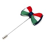 Fliegen Anstecknadel / Italienische Flagge / Herren Brosche / Reversnadel / Lapel Pin / Anzug / Sakk