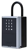 ABUS Schlüsseltresor Smart KeyGarage™ - per App mit Smartphone oder per Zahlencode bedienbar - Bluetooth Schlüsselsafe für 20 Schlüssel - mit Bügel, Schw