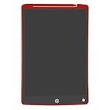 Phjkifd Zeichenbrett 12Inch LCD Electronics Zeichnung Tablet Digital Handwriting Pad Nachricht Graphics Board Kinder Schreibbrett Geschenk (Color : Red)