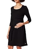 ESPRIT Maternity Damen Dress Nursing 3/4 sl Kleid, Schwarz (Black 001), 38 (Herstellergröße: M)