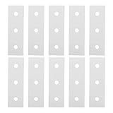 SIGNABOT 10 StüCke Winkel Verbinder Aluminium Montage Platten für Verbinder 2020-3 Loch Verbindungsende Parallele Vertikale Verbindung Verb