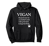 Vegan, weil mein erster Instinkt immer Freunde sein sollte Pullover H