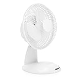 Tristar Tischventilator - Durchmesser 15 cm - 2 Geschwindigkeitsstufen, 15 W, Weiß, VE-5909
