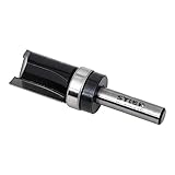 STIER Bündigfräser | mit Anlaufkugellager | 8 mm | Durchmesser 19 mm | Nutzlänge 25 mm | Hart-, Weich- und Holzverb