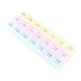 21-Grid-Kunststoff-Schmuckkästchen Abnehmbarer unterteilbarer Aufbewahrungsbehälter für Perlen Nail Arts Schmuckfach Aufbewahrungsbox 21-Fach-Kunststoff-Schmuckk