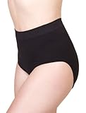 belly cloud Damen Slip, Bauchkontroll Slip, Gr. 38/40 (M), Schwarz (schwarz)