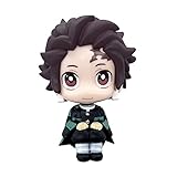 I3C Anime Demon Slayer Figur, Kamado Tanjirou Kamado Nezuko Schlüsselanhänger für Herren Damen Kinder, Polyvinylchlorid,