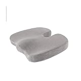 JXYQ Memory Foam Kontur 2-in-1-Sitz und Kissen zur Reduzierung von Rückenschmerzen Geeignet für Bürostühle, Rollstühle, Autos,G