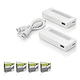 INNOVATE® Mini LED Schrankleuchte 8er Pack - warmweißes 3000K Bewegungsmelder Schubladenlicht magnetisch haftend – 21ml kleine Garderobenbeleuchtung wiederaufladbarer Akku inkl. Micro USB Aufladekab