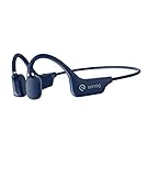 Sportkopfhörer, Sanag Wireless Air Conduction Earphones, Bluetooth 5.0 mit Mikrofon, IP67 Schweißresistentes Headset für Sport (Blau)