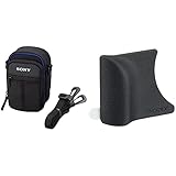 Sony LCS-CSJ Universaltasche für Cyber-Shot W-, T- und N-Serie & AG-R2 Griffbefestigung (geeignet für RX100, RX100II, RX100III, RX100IV, RX100V, RX100VI, RX100VII) schw