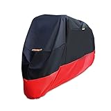 HOTLIGHT Motorradabdeckungen Motorrad Abdeckplane Kompatibel Mit Motorrad Yamaha TMAX 560, Wasserdicht Motorradgarage, Verdickte Große Motorradabdeckung Mit Aufbewahrung