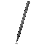 Adonit Mini 4 Stylus für Apple iPhone/iPad/Android/Windows Geräte - dunkelgrau [Aluminium Gehäuse I Druckempfindliche Spitze I Trageclip] - ADM4DG