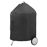 Denmay Grillabdeckung Ersatzteile 7150 für Weber 57CM/22 Zoll Holzkohlegrills/Master-Touch Holzkohlegrill, Wasserkocher Holzkohlegrill Abdeckhaube, wasserdicht und UV-beständig, Schutzhülle Haub
