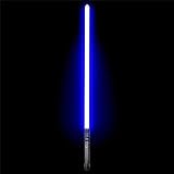 MAQRLT Lichtschwerer Schwerer Duelling Metallgriff RGB 16 Farben ändern 6 Sätze Soundfonts Force Toys Geschenk Laser Schw