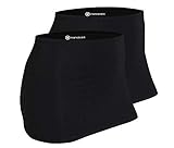 Mamaband Nierenwärmer DOPPELPACK zum Warmhalten des Nieren- und Hüftbereichs & für die Schwangerschaft – Elastischer Hüftwärmer/Shirtverlängerung in drei Größen,M-XL(20)