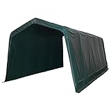 Nexos Weidezelt-Dach mit 2 Seitenwänden Ersatzdach Wechseldach Dachplane für Weidezelt 3,3m x 6 m Dachplane PVC 550g/m² PE wasserdicht Farbe: grü