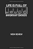 LIFE IS FULL OF IMPORTANT CHOICES - Wein Review: Bewerte deine Lieblingsflasche und vergesse niemehr den Namen oder den Jahrgang!