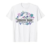 Jurassic Park Tropical Floral Logo T-S