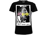 Crazy For Rock Offizielles T-Shirt von We Stock Whilst Stocks Exist – John Lydon. 100 % Baumwolle. Erwachsenengrößen., Schwarz , L