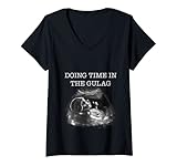 Damen Zeit im Gulag Baby Call Duty warzone T-Shirt mit V