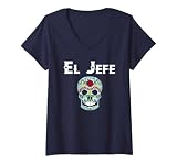 Damen El Jefe - Der Chef T-Shirt mit V