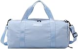 AKwwmy Sport Sporttasche Persönlichkeit Sport Sporttasche mit Schuhe Fach Reise Duffelbeutel Für Männer Frauen (Farbe: Blau, Größe: 46x Mengheyuan (Color : Green, Size : 46x23x22cm)
