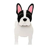 Hunde-Pflanzgefäß in Tierform, Cartoon-Design, Sukkulenten-Übertopf, aus Holz Gr. Einheitsgröße, Mehrfarbig B