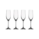 Spiegelau Vino Grande Sektkelch, 4er Set, Proseccokelch, Champagnerkelch, Sektglas, Proseccoglas, Champagnerglas, Kristallglas, 178 ml, 4510275