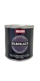 OELLERS Premium Silberlack | Effektlack Metallschutzlack | für Holz & Metall | innen & außen | wetterbeständig |glänzend | 375