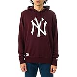 New Era - MLB New York Yankees Seasonal Team Logo Hoodie - Weinrot Farbe Weinrot, Größe L