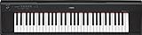 Yamaha Keyboard Piaggero NP-12B, schwarz – Leichtes und transportfreundliches Keyboard – Mit Aufnahmefunktion, Kopfhörer- und S