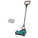 GARDENA Akku-Rasenmäher HandyMower 22/18V P4A ohne Akku: Handrasenmäher, für Rasenflächen bis zu 50 m², Schnitthöhenverstellbar, Mulchfunktion (14620-55)