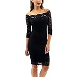 Damen Sexy Spitzenkleid Bodycon Bleistift Midi Kleid Frauen Einfarbig Elegant Kleider Festliche Hochzeit Cocktailkleid Minikleid Slim Partykleider Vintage Rockabilly Abendkleid Knielang Ballk