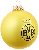 Borussia Dortmund BVB-Christbaumkugeln schwarzgelb (4er Set)