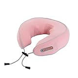 Elektrisches U-Förmiges Massagekissen, Halswirbel-Knet-Nacken-Massagegerät, Deep Tissue 3D-Knetperlen, Tragbares Home-Office-Auto-Massagegerät,R