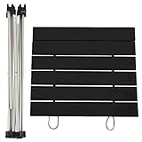 Runtodo Tragbare Falten Camping Tisch Aluminium Schreibtisch Tischplatte Geeignet für Picknick im Freien Grill Kochen Urlaub Strand Wandern R