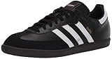 adidas Men's Samba Soccer Shoe, White/Black, 12 M US