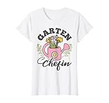 Damen Garten Chefin Gartenchefin für Gärtnerin T-S