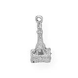 Charm-Anhänger Blackpool Tower Sterling-Silber 6 x 13