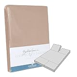 Formesse Boxspring Split-Topper Spannbetttuch Bella Gracia La Piccola Duo 2 anthrazit, 140x200